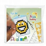 פיקסל הובי - סט מחזיק מפתחות -סמיילי פיקסל הובי - סט מחזיק מפתחות -סמיילי