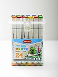 סט טושים על בסיס אלכוהול - 24 גוונים סט טושים על בסיס אלכוהול - 24 גוונים