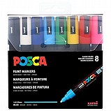 סט טוש פוסקה uni POSCA- PC-8K סט טוש פוסקה uni POSCA- PC-8K