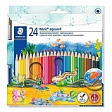 סט 24 עפרונות צבעוניים אקוורל+ מכחול שטדלר STAEDTLER סט 24 עפרונות צבעוניים אקוורל+ מכחול שטדלר STAEDTLER