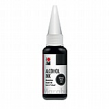 דיו על בסיס אלכוהול מרבו שחור MARABU ALCOHOL INK דיו על בסיס אלכוהול מרבו שחור MARABU ALCOHOL INK