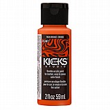צבע אקרילי לעור- Kicks Studio גוון כתום צבע אקרילי לעור- Kicks Studio גוון כתום