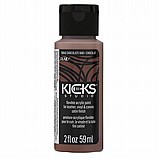 צבע אקרילי לעור- Kicks Studio גוון שוקולד צבע אקרילי לעור- Kicks Studio גוון שוקולד