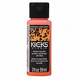 צבע אקרילי לעור- Kicks Studio גוון כתום זוהר צבע אקרילי לעור- Kicks Studio גוון כתום זוהר