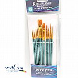 סט 10 מכחולים לציור בצבעי אקריליק- שטוחים וליינר סט 10 מכחולים לציור בצבעי אקריליק- שטוחים וליינר