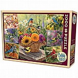 פאזל 2000 חלקים- ציפורי רוזמרין פאזל 2000 חלקים- ציפורי רוזמרין