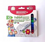 סט 10 טושים לטקסטיל- לגילאי 3+ סט 10 טושים לטקסטיל- לגילאי 3+