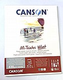 בלוק קטיפה אפור CANSON לציור בגירי פסטל ומיקס מדיה - 430 גרם 32/41 סמ בלוק קטיפה אפור CANSON לציור בגירי פסטל ומיקס מדיה - 430 גרם 32/41 סמ
