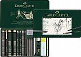 סט רישום איכותי עפרונות גרפיט וציוד - faber castell סט רישום איכותי עפרונות גרפיט וציוד - faber castell