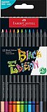 סט 12 עפרונות צבעוניים פאבר קסטל-Black edition סט 12 עפרונות צבעוניים פאבר קסטל-Black edition