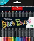 סט 24 עפרונות צבעוניים פאבר קסטל-Black edition סט 24 עפרונות צבעוניים פאבר קסטל-Black edition