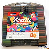 סט 80 טושים אקרילים ראש מכחול -Sky Glory סט 80 טושים אקרילים ראש מכחול -Sky Glory