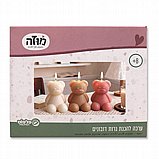 ערכה להכנת נרות - דובונים מוזה ערכה להכנת נרות - דובונים מוזה