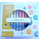 סט 84 טושים אקרילים ראש מכחול -Maries סט 84 טושים אקרילים ראש מכחול -Maries